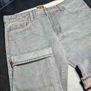 Civilianaire Mens Jeans Grey 36 37 Waist Selvedge Like New Japanese Denim Pants